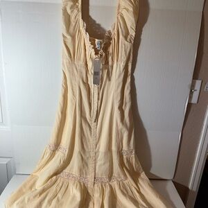 BDG Beige Button-Down Dress